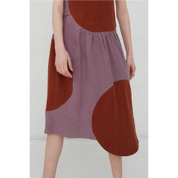 Correll Correll | Olka Linen Dress Copper Grape Size Small - Picture 3 of 11